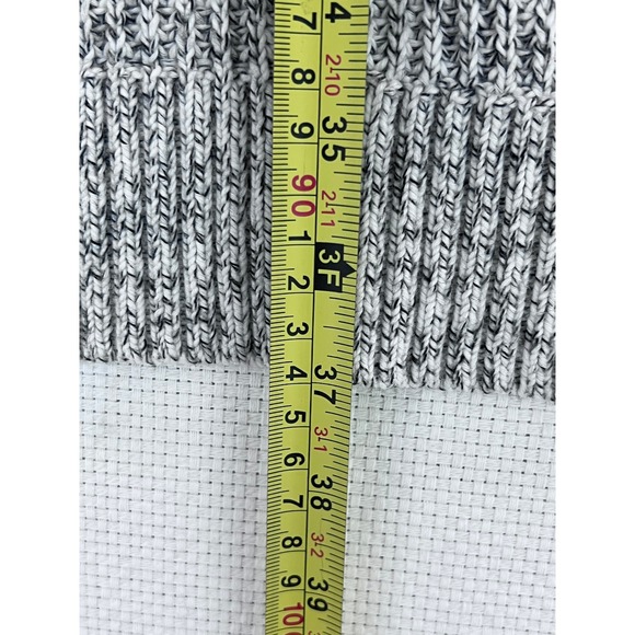 Caslon Women's Medium Gray Knit Open Front‎ Cap Sleeve Duster Cardigan - Picture 5 of 7